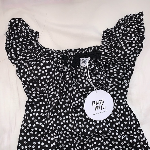 Princess Polly Marion Mini Black Dress - Picture 5 of 5